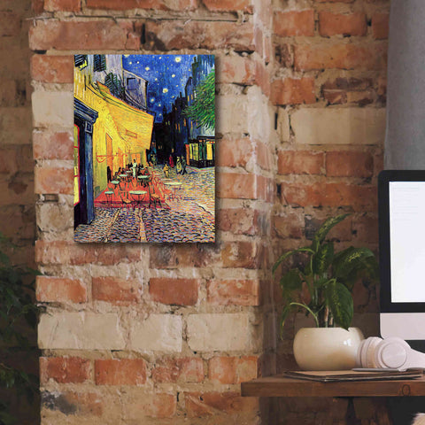 Image of 'Cafe Terrace at Night' by Vincent van Gogh, Canvas Wall Art,12 x 16