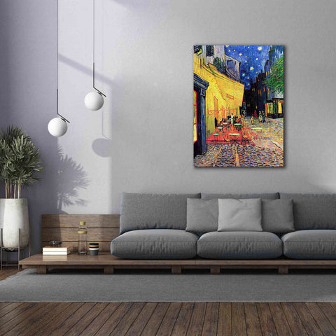 Image of 'Cafe Terrace at Night' by Vincent van Gogh, Canvas Wall Art,40 x 54