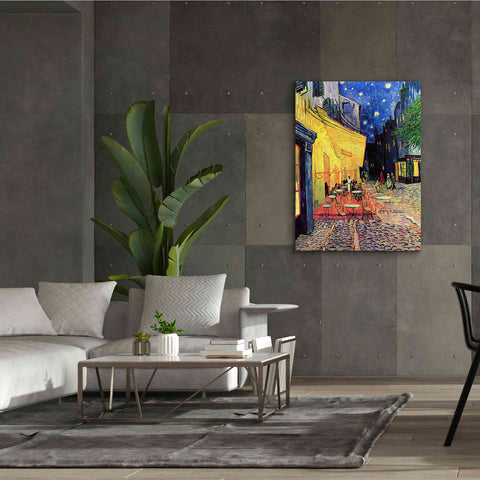 Image of 'Cafe Terrace at Night' by Vincent van Gogh, Canvas Wall Art,40 x 54