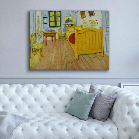 Image of 'Bedroom in Arles' by Vincent van Gogh, Canvas Wall Art,54 x 40