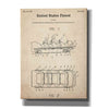 'Water Coaster Ride Blueprint Patent Parchment,' Canvas Wall Art,12x16x1.1x0,18x26x1.1x0,26x34x1.74x0,40x54x1.74x0
