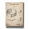 'Bandage Blueprint Patent Parchment,' Canvas Wall Art,12x16x1.1x0,18x26x1.1x0,26x34x1.74x0,40x54x1.74x0