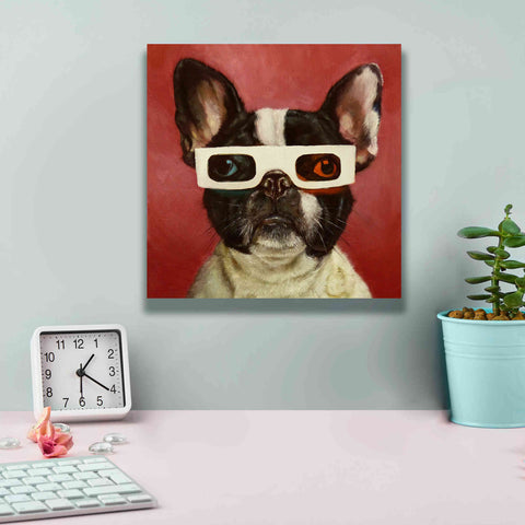 Image of '3D Dog' by Lucia Heffernan, Canvas Wall Art,12x12