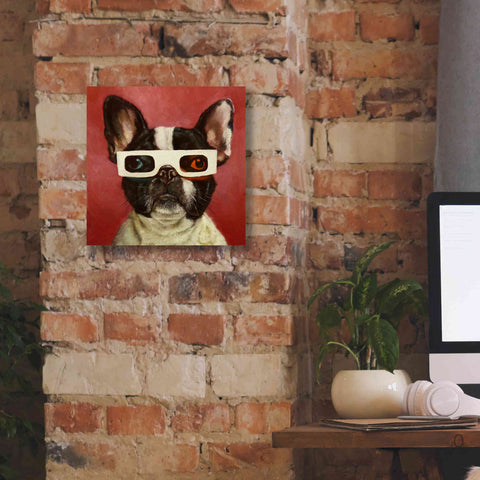 Image of '3D Dog' by Lucia Heffernan, Canvas Wall Art,12x12