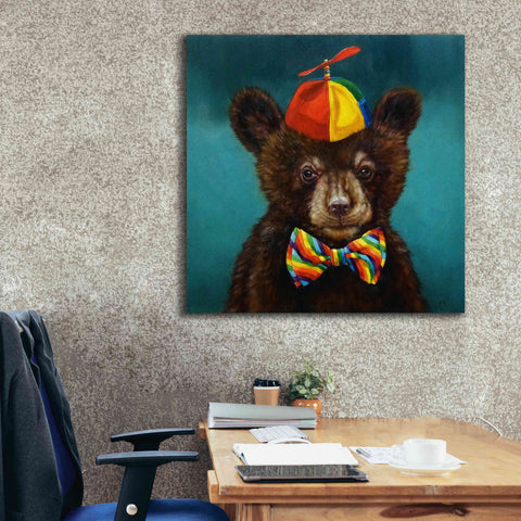 Image of 'Baby Bear' by Lucia Heffernan, Canvas Wall Art,37x37