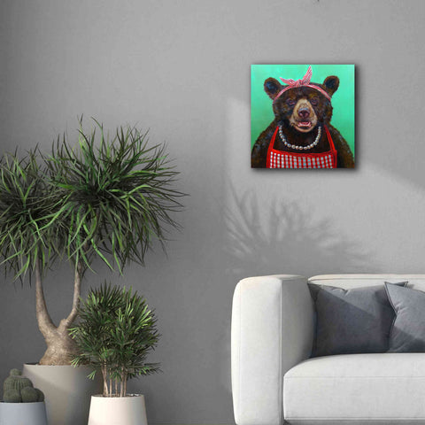 Image of 'Mama Bear' by Lucia Heffernan, Canvas Wall Art,18x18