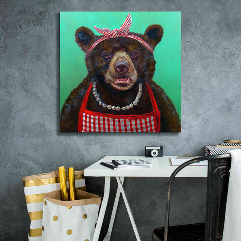 Image of 'Mama Bear' by Lucia Heffernan, Canvas Wall Art,26x26
