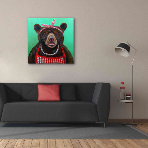 Image of 'Mama Bear' by Lucia Heffernan, Canvas Wall Art,37x37