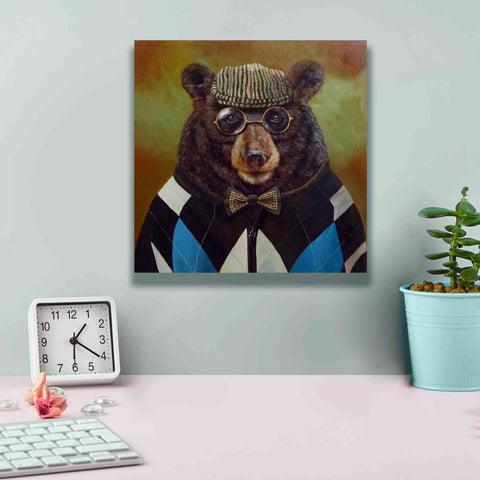 Image of 'Papa Bear' by Lucia Heffernan, Canvas Wall Art,12x12