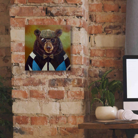 Image of 'Papa Bear' by Lucia Heffernan, Canvas Wall Art,12x12