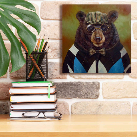 Image of 'Papa Bear' by Lucia Heffernan, Canvas Wall Art,12x12