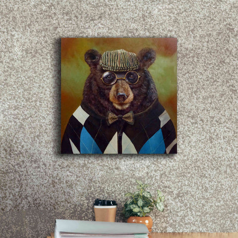 Image of 'Papa Bear' by Lucia Heffernan, Canvas Wall Art,18x18