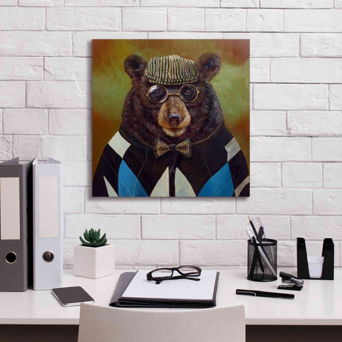 Image of 'Papa Bear' by Lucia Heffernan, Canvas Wall Art,18x18