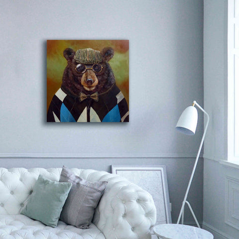 Image of 'Papa Bear' by Lucia Heffernan, Canvas Wall Art,37x37