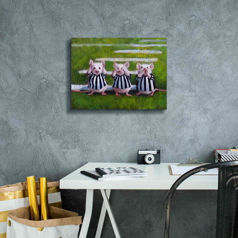 Image of 'Three Blind Mice' by Lucia Heffernan, Canvas Wall Art,16x12