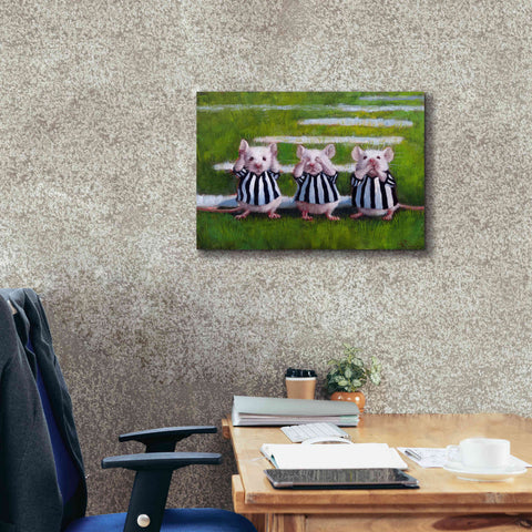 Image of 'Three Blind Mice' by Lucia Heffernan, Canvas Wall Art,26x18