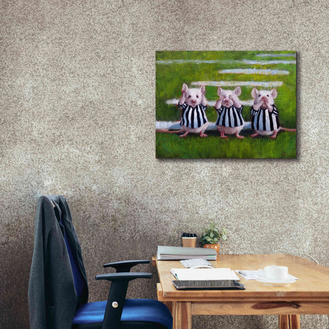 Image of 'Three Blind Mice' by Lucia Heffernan, Canvas Wall Art,34x26