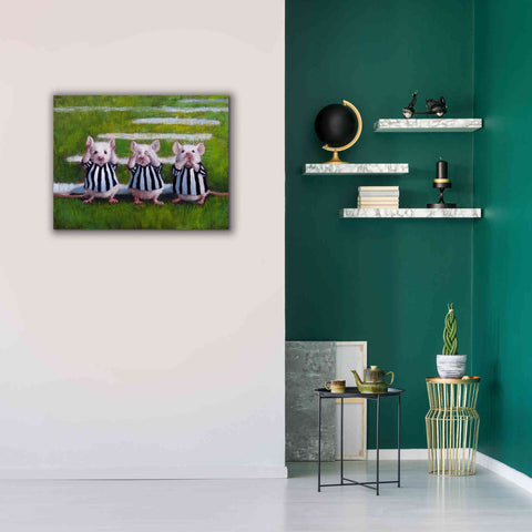 Image of 'Three Blind Mice' by Lucia Heffernan, Canvas Wall Art,34x26