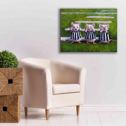 Image of 'Three Blind Mice' by Lucia Heffernan, Canvas Wall Art,34x26