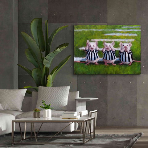 Image of 'Three Blind Mice' by Lucia Heffernan, Canvas Wall Art,54x40