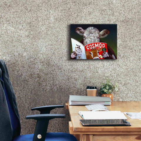 Image of 'Cow Tips' by Lucia Heffernan, Canvas Wall Art,16x12