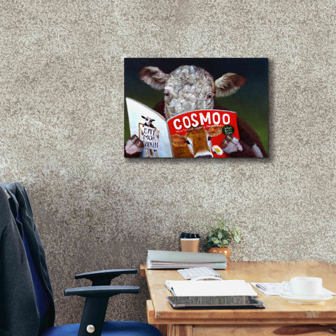 Image of 'Cow Tips' by Lucia Heffernan, Canvas Wall Art,26x18