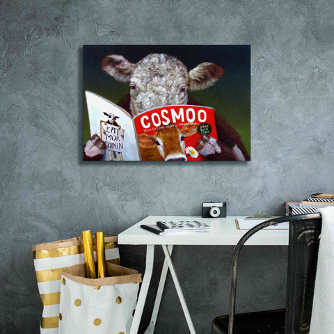 Image of 'Cow Tips' by Lucia Heffernan, Canvas Wall Art,26x18