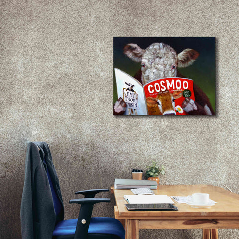 Image of 'Cow Tips' by Lucia Heffernan, Canvas Wall Art,34x26