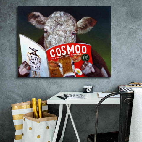 Image of 'Cow Tips' by Lucia Heffernan, Canvas Wall Art,34x26