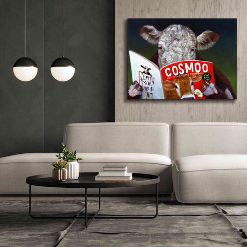 Image of 'Cow Tips' by Lucia Heffernan, Canvas Wall Art,54x40