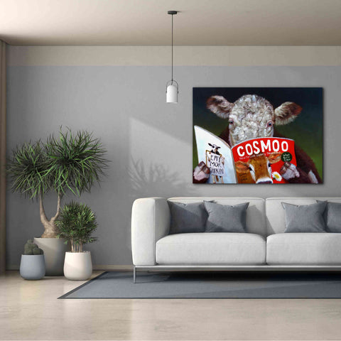 Image of 'Cow Tips' by Lucia Heffernan, Canvas Wall Art,54x40