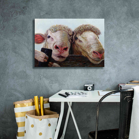 Image of 'Selfie' by Lucia Heffernan, Canvas Wall Art,26x18