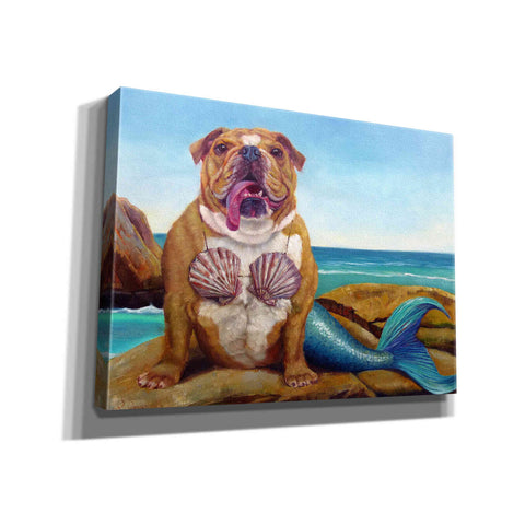 Image of 'Mermaid Dog' by Lucia Heffernan, Canvas Wall Art