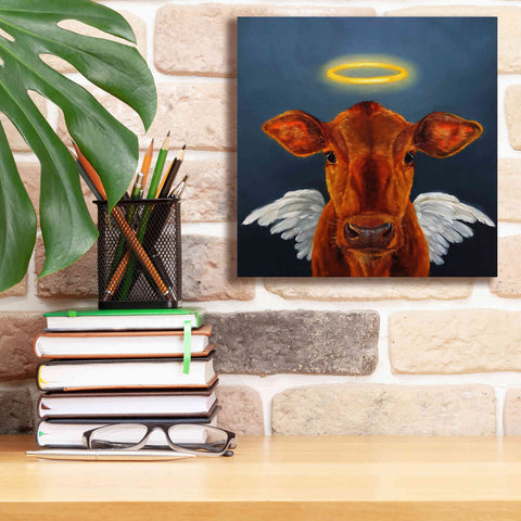 Image of 'Holy Cow' by Lucia Heffernan, Canvas Wall Art,12x12