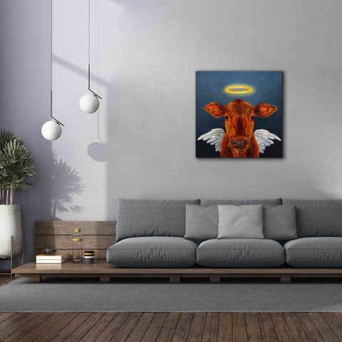 Image of 'Holy Cow' by Lucia Heffernan, Canvas Wall Art,37x37