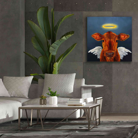 Image of 'Holy Cow' by Lucia Heffernan, Canvas Wall Art,37x37
