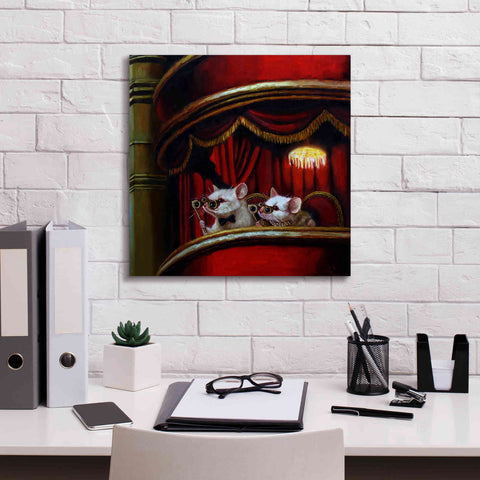 Image of 'Die Fledermaus' by Lucia Heffernan, Canvas Wall Art,18x18