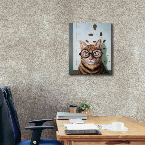 Image of 'Feline Eye Exam' by Lucia Heffernan, Canvas Wall Art,20x24