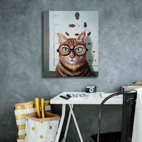 Image of 'Feline Eye Exam' by Lucia Heffernan, Canvas Wall Art,20x24