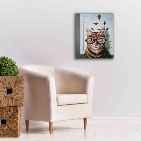 Image of 'Feline Eye Exam' by Lucia Heffernan, Canvas Wall Art,20x24