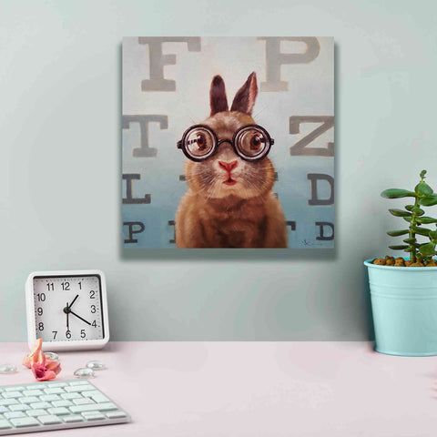 Image of 'Four Eyes' by Lucia Heffernan, Canvas Wall Art,12x12