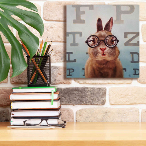 Image of 'Four Eyes' by Lucia Heffernan, Canvas Wall Art,12x12