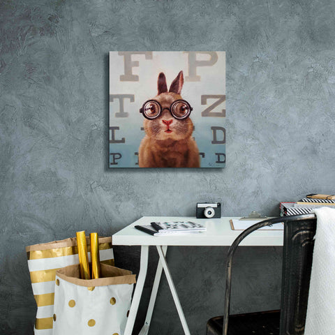 Image of 'Four Eyes' by Lucia Heffernan, Canvas Wall Art,18x18
