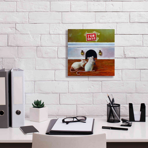 Image of 'Must See Inside' by Lucia Heffernan, Canvas Wall Art,12x12