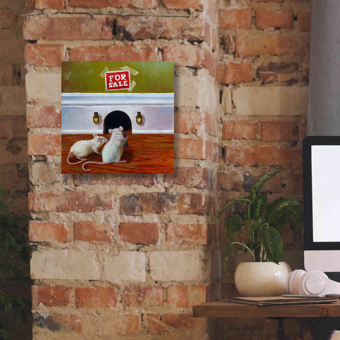 Image of 'Must See Inside' by Lucia Heffernan, Canvas Wall Art,12x12