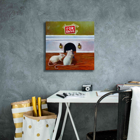 Image of 'Must See Inside' by Lucia Heffernan, Canvas Wall Art,18x18