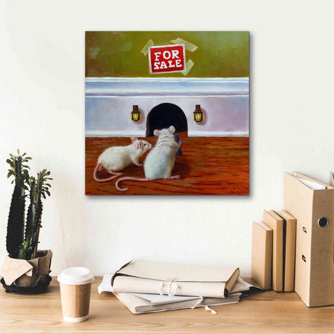 Image of 'Must See Inside' by Lucia Heffernan, Canvas Wall Art,18x18