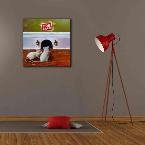 Image of 'Must See Inside' by Lucia Heffernan, Canvas Wall Art,26x26