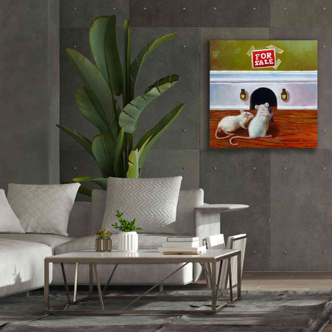 Image of 'Must See Inside' by Lucia Heffernan, Canvas Wall Art,37x37