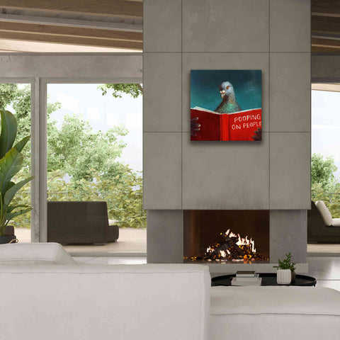 Image of 'Pooping on People' by Lucia Heffernan, Canvas Wall Art,26x26